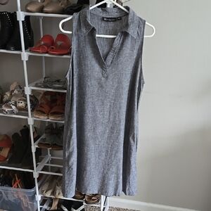 Gray Sleeveless Dress